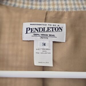 Pendleton Wool and Leather Jacket